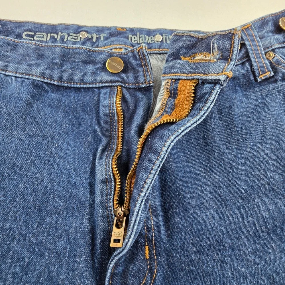 Carhartt Rugged Flex Relaxed Fit Utility Logger Jeans 103890 Double Knee 42x30